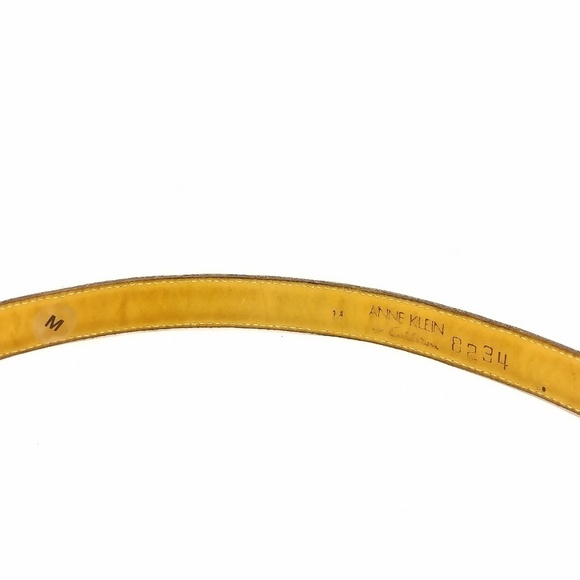 Anne Klein vintage for Calderon Navy Belt Sz M - Picture 4 of 5